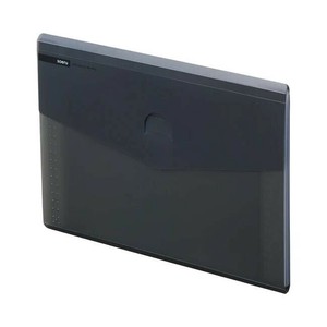 LIHIT LAB.(リヒトラブ)　soeru　スリムドキュメントファイル(ヨコ型)　A4　スモークブラック　A-8700-24