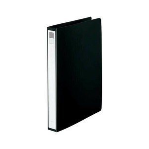 LIHIT LAB.(リヒトラブ)　リングファイル　A4　S型(タテ型)　2穴　黒　F-877-11