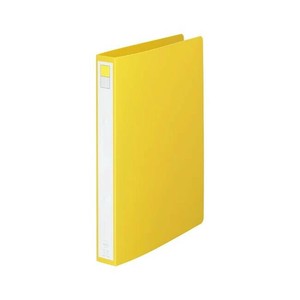 LIHIT LAB.(リヒトラブ)　リングファイル　A4　S型(タテ型)　2穴　黄　F-877-4