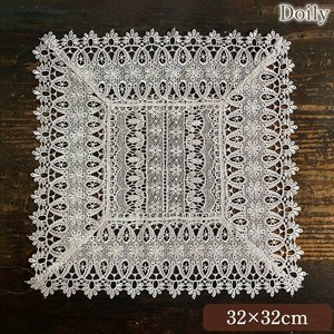 ★決算10％OFF★【新商品】ﾚｰｽ雑貨◆ﾒｰｶｰ直送WK◆ギュピールレース ドイリー