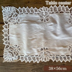 【新商品】ﾚｰｽ雑貨◆ﾒｰｶｰ直送WK◆ハンドメイド バテンレーステーブルセンター