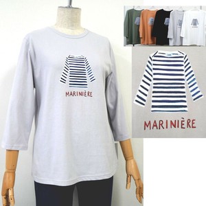 Tシャツプリント7分袖Tシャツ【2025新作】