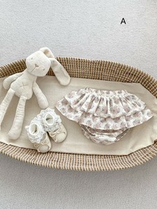 韓国スタイル パンツ 7色5サイズ ショートパンツ お花 フリル