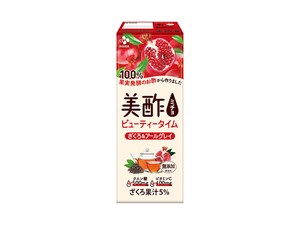 CJ 美酢 ビューティータイム ざくろ＆アールグレイ紙 200mlx24