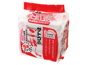 サトウ 新潟コシヒカリ 5食パック 200x5x8