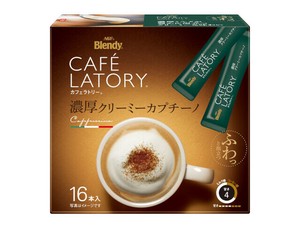 「ブレンディカフェラトリー」 スティック 濃厚クリーミーカプチーノ 16本x6