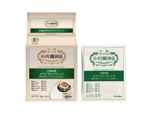 小川珈琲 有機オリジナルブレンド ドリップコーヒー 6杯分 60gx6