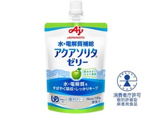 味の素 アクアソリタゼリー りんご風味 130gx24