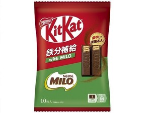 ネスレ キットカット 鉄分補給 withMILO 10枚x12