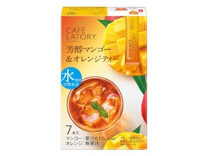 「ブレンディカフェラトリー」 スティック 芳醇マンゴー＆オレンジティー 7本x24