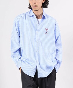 Button Shirt Stripe Check