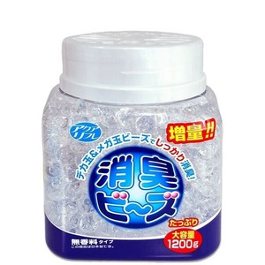 アクアリフレ 消臭ビーズ 大容量 無香料タイプ 1200g