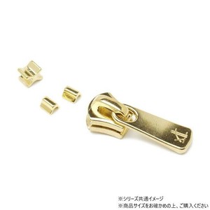 YKKスライダー エクセラ用 スラス上下留めセット 3号 DF2E ゴールド(本金) 10ヶ入 PY4409