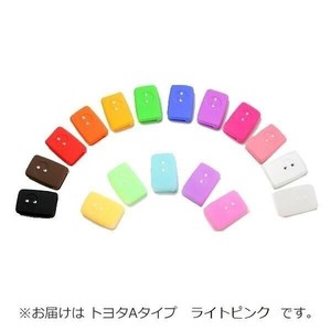 AWESOME(オーサム)　シリコンスマートキーケース　トヨタAタイプ　カラー・ライトピンク　ASLK-TA009
