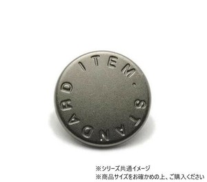 大袋 デザインホック フラット 大 Standard 黒ニッケル 100ヶ PS2391-100