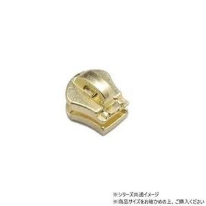 YKKまとめ売り 金属ファスナー用 スライダーのみ 3号 ZF ゴールド 100ヶ PY6601