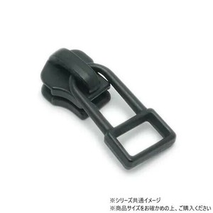 YKKまとめ売り 金属ファスナー用 スライダーのみ 3号 DFDHR 黒染 100ヶ PY6047