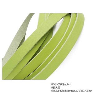 10本パック クロッタンレース(コンビ鞣し) ライム 10本入 Phimo0198-10-01