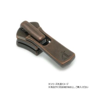 YKKまとめ売り エクセラ用 スライダーのみ 3号 DA2E(ロックタイプ) アンティークカッパー 100ヶ PY6429