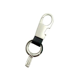 AWESOME(オーサム)　キーフック付キーホルダー　シルバー　ASKEY-KK02