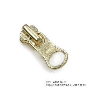 YKKまとめ売り 金属ファスナー用 スライダーのみ 4号 DALH(ロックタイプ) ゴールド 100ヶ PY6090