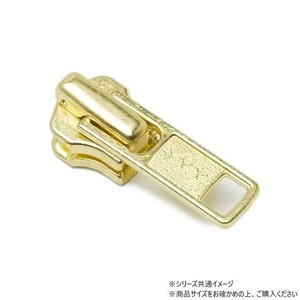 YKKまとめ売り 金属ファスナー用 スライダーのみ 4号 DA(ロックタイプ) ゴールド 100ヶ PY6040