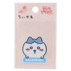 【ワッペン】ちいかわ アイロンパッチシール ぷちぷんと ハチワレ ロゴ