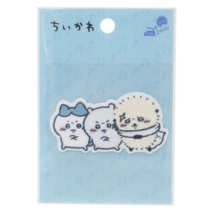 【ワッペン】ちいかわ アイロンパッチシール ちいかわとハチワレとラッコ