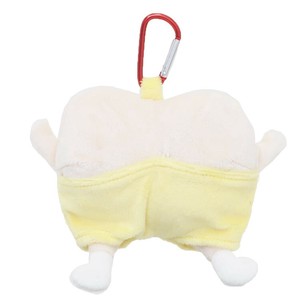 【ポーチ】クレヨンしんちゃん カラビナ付きぬいぐるみファスナーマスコット ケツだけ星人