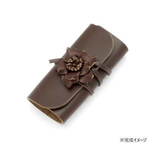 ツイストフラワーシリーズ キーケースキット(四連) チョコ Pkit190-02
