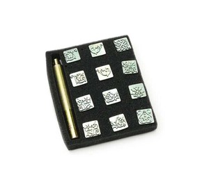 フローラル刻印セット 12本 PI8162-00