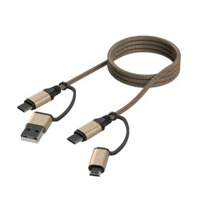 アークス(axs) X-246 マルチドッキング4in1ケーブル ゴールド