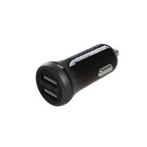 アークス(axs) 2.4A両面挿しUSB充電器 ブラック X-260