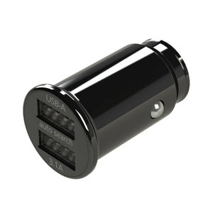 アークス(axs) コンパクトチャージャー&USB‐A‐Lケーブル付き ブラック X-279