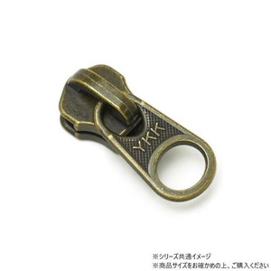 YKKまとめ売り 金属ファスナー用 スライダーのみ 7号 DFW GKB 100ヶ PY6026