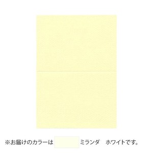 PAPER PALETTE(ペーパーパレット)　A5カード　ミランダ　ホワイト　100枚　1744265