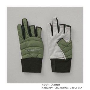 ハヤブサ FOURON　インシュレーショングローブ　3本カット オリーブ MY4617-M-64
