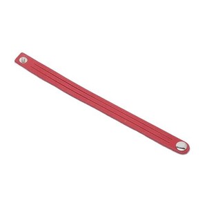 サドルレザー 100ヶセット トリック編みブレスレットキット 赤 Pkit002-07G