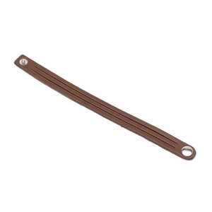 サドルレザー 100ヶセット トリック編みブレスレットキット 焦茶 Pkit002-03G
