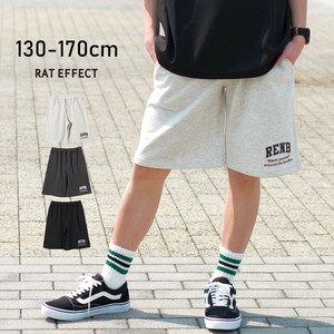 【2025夏】ロゴプリント裏毛ショートパンツ ボトムス 半ズボン 夏 涼しい 子供服 男の子 小学生 中学生