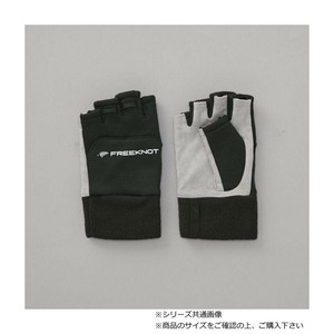 ハヤブサ FOURON　シープバックグローブ　5本カット ブラック L Y4623-L-90