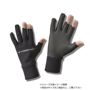ハヤブサ FOURON　ネオプレングローブ　3本カット ブラック M Y4196-M-90