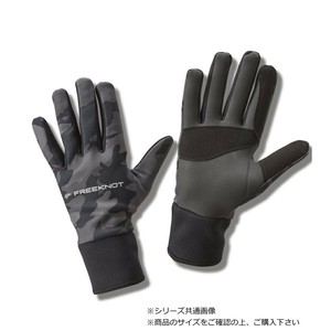 ハヤブサ FOURON　ネオプレングローブ　フルフィンガー ブラックカモ LL Y4195-LL-95