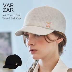 VARZAR バザール Curved Stud Tweed Ball Cap スタッズ 1580 1581