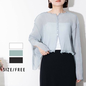 衬衫 前后2种穿法 新商品 开衫 立即发货 S尺寸 衬衫