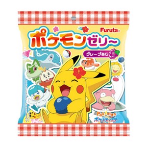 【お菓子】『ポケットモンスター（ポケモン）　フルーツゼリー　1袋上代￥160』＜グレープあじ＞