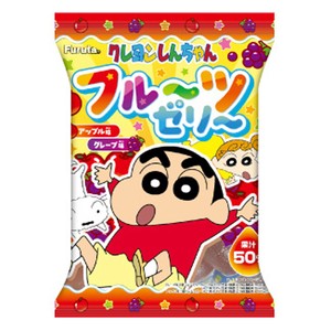 【お菓子】『クレヨンしんちゃん　フルーツゼリー　1袋上代￥300』＜アップル味＆グレープ味＞