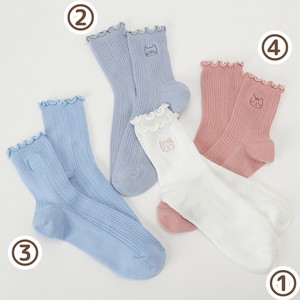 Crew Socks Gift Ladies fashion Fukunyan Cat Socks