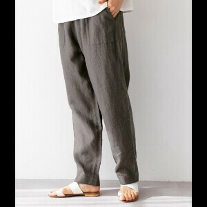 Full-Length Pant Linen Fair Trade Tapered Pants [S/S NEW]