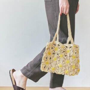 Tote Bag Crochet Flower Fair Trade [S/S NEW]